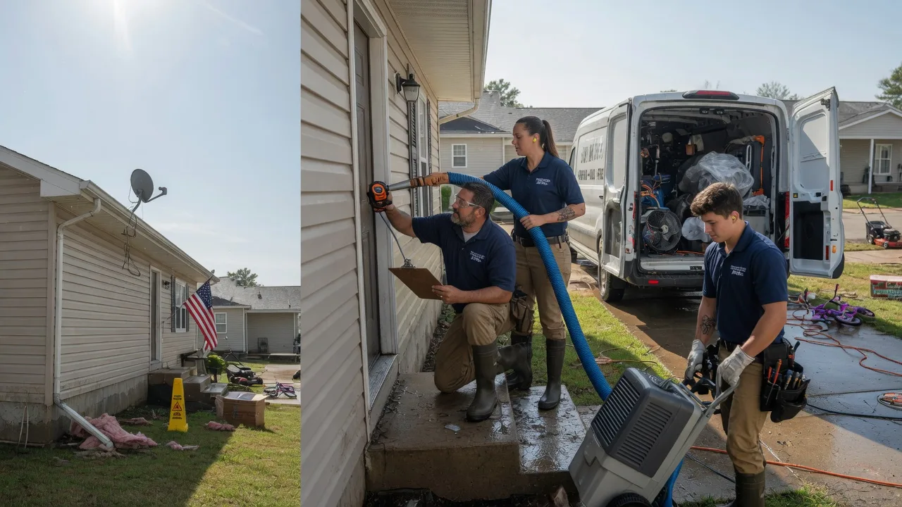 Ceiling Water Damage Restoration in Pearson, WI near me
